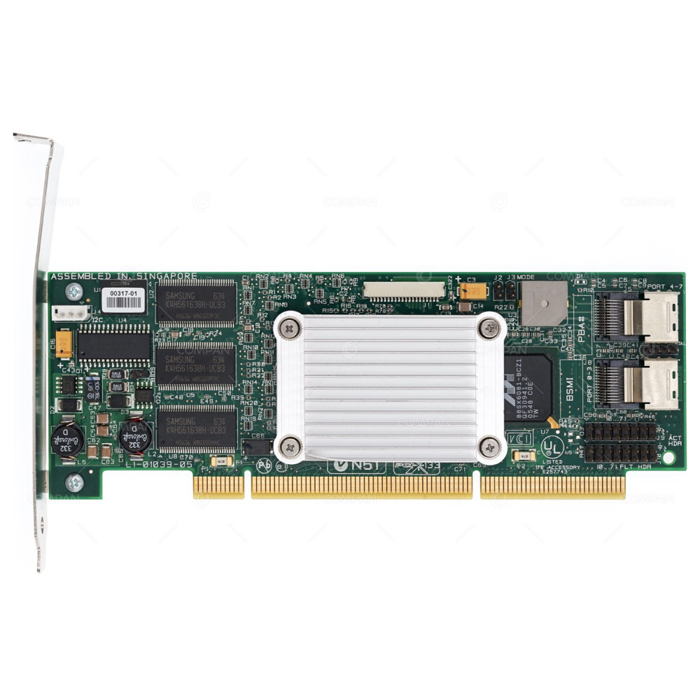 300-8XLP LSI MEGARAID 8 PORT SATA RAID CONTROLLER - L3-01039-06A